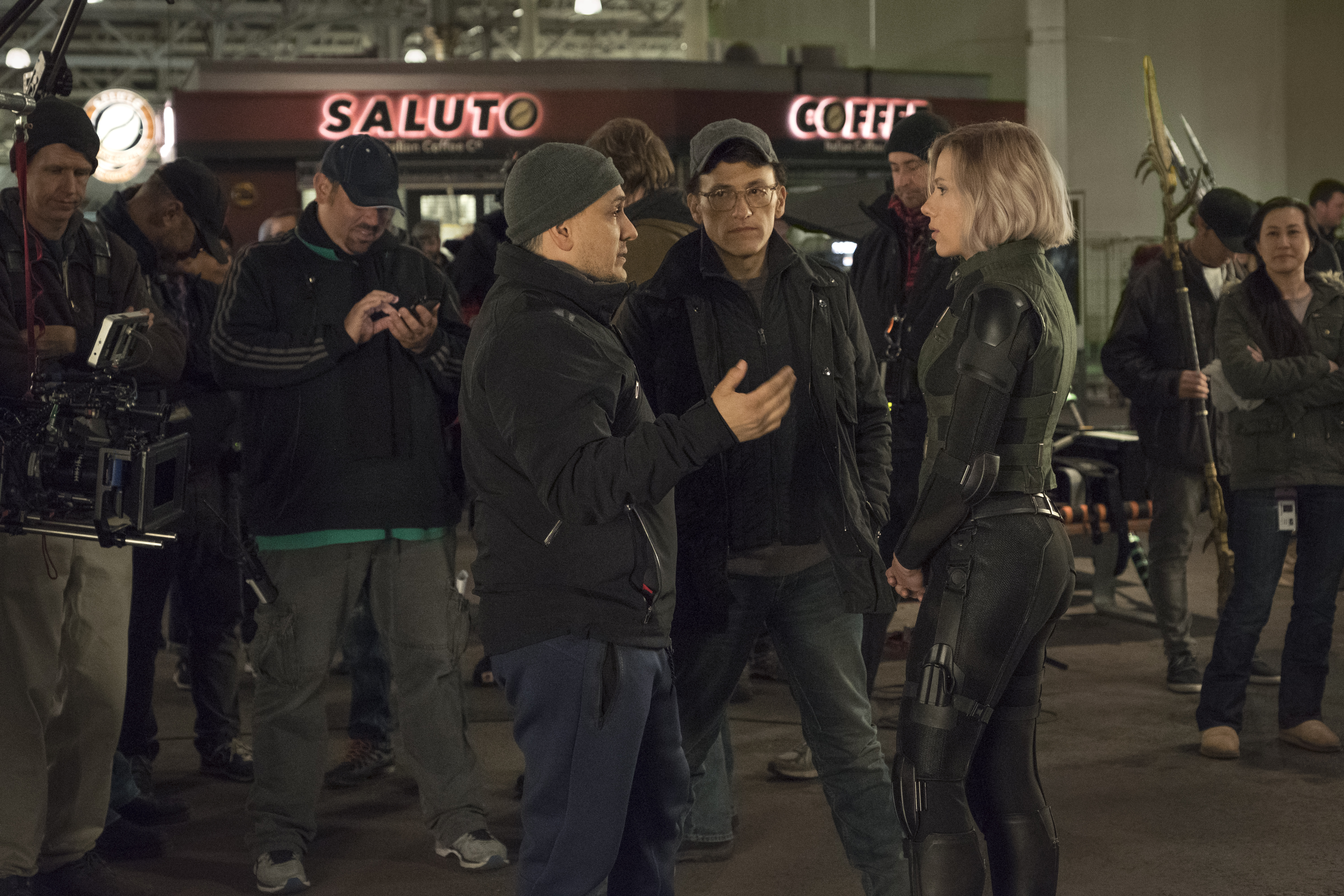 Director on set of Doctor Strange