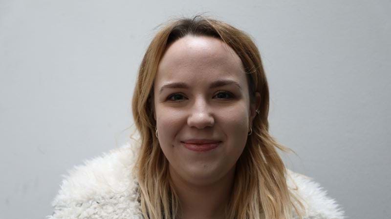 Art department assistant Katie Deacon