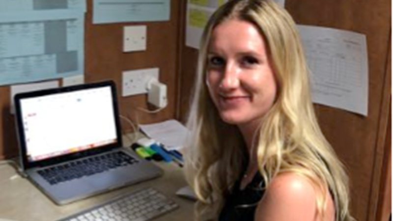 Production runner Camilla Botterell-Race