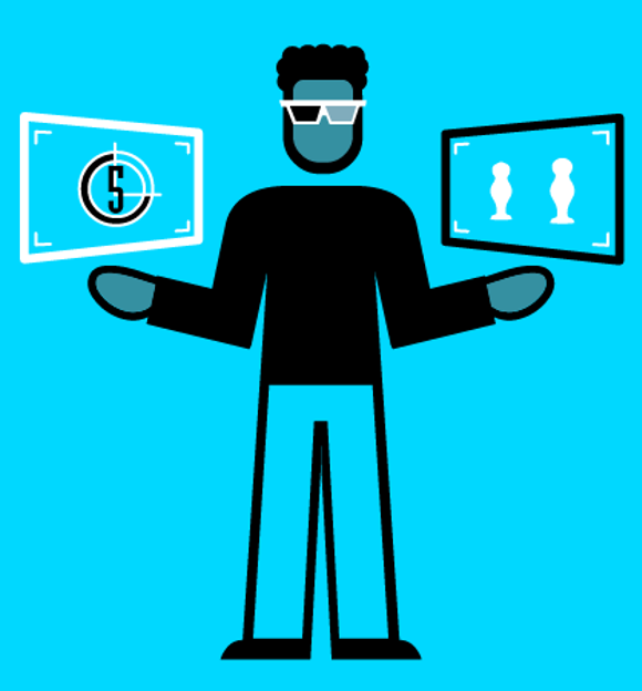 Vision mixer illustration