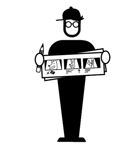 Storyboard artist illustration