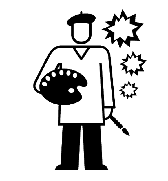 Visual effects (VFX) artist illustration