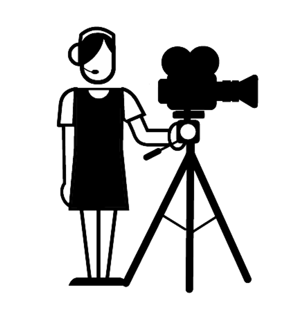 Camera operator illustration