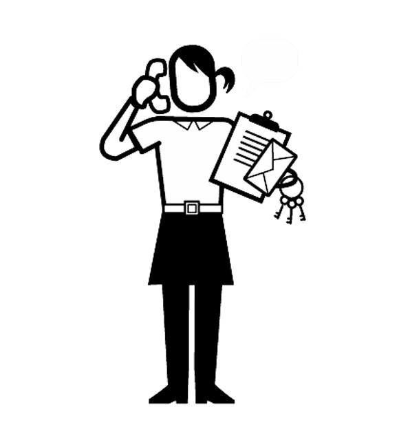 Receptionist illustration