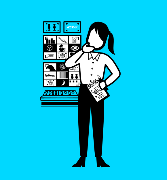 Trainee master control room engineer illustration